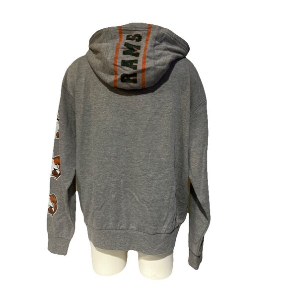 NEW CSU Colorado State Retro Rams Aggies Womens Zip Hoodie Jacket Medium NCAA - Picture 4 of 10